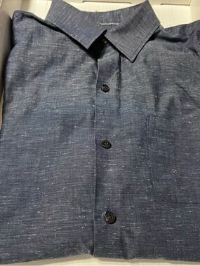 Van Heusen Navy Speckle Button-Down Shirt
